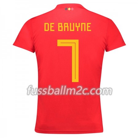 Fußballtrikots Belgien De Bruyne 7 Heim Trikotsatz WM 2018